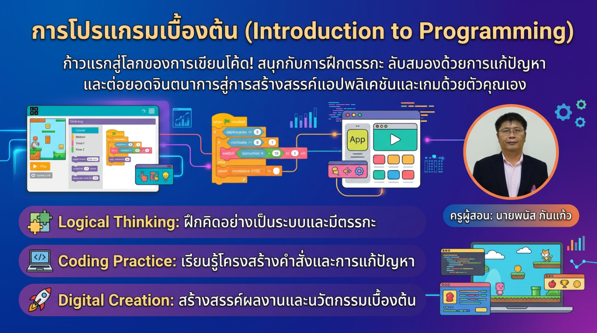 การโปรแกรมเบื้องต้น 